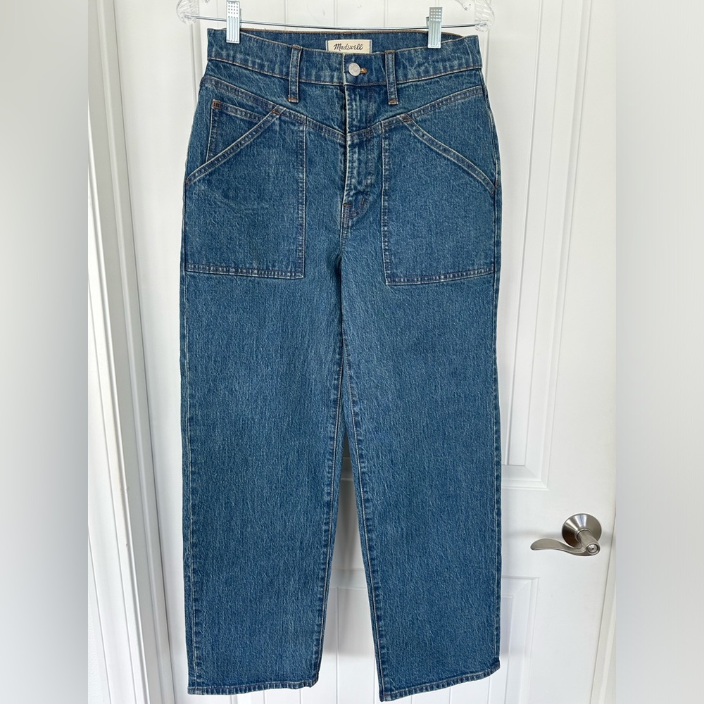 Madewell Classic Blue Wide Leg Jeans